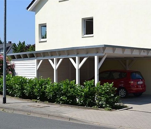 Flachdach-Carport in Osnabrück 