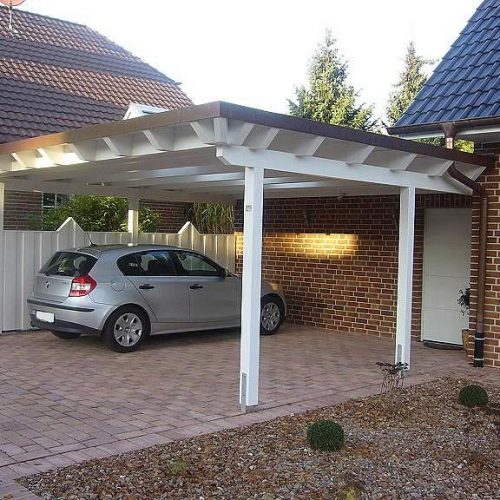 Flachdach-Carport in Verl