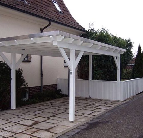 Flachdach-Carport in Gütersloh 