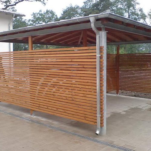 Pyramidendach-Carport in Sennelager