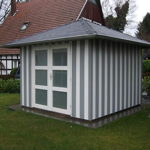 Pyramidendach-Gartenhaus in Bielefeld-Schildesche