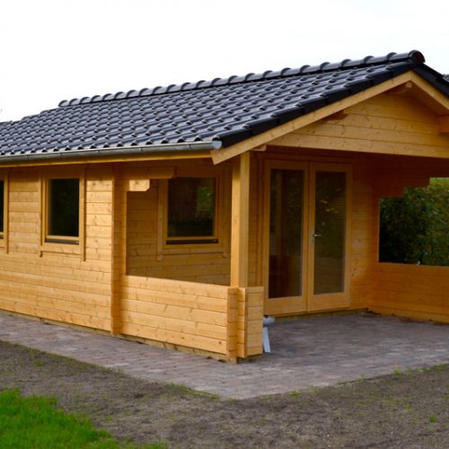 Gartenhaus 45mm Blockbohlen Rietberg