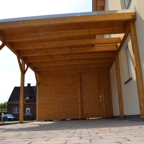 Carport mit Abstellraum und LED Beleuchtung in Wiedenbrück