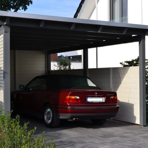 Flachdachcarport in Verl