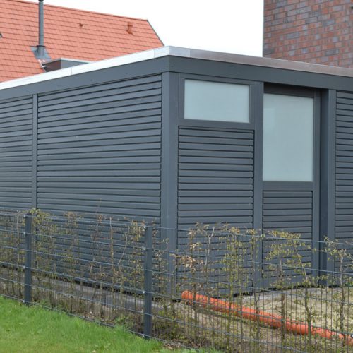 Flachdachcarport mit Abstellraum in Lippstadt