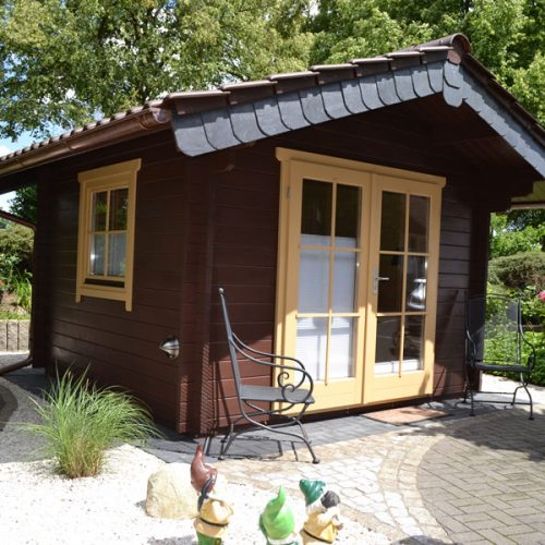 Gartenhaus aus 45 mm Blockbohlen in Gütersloh