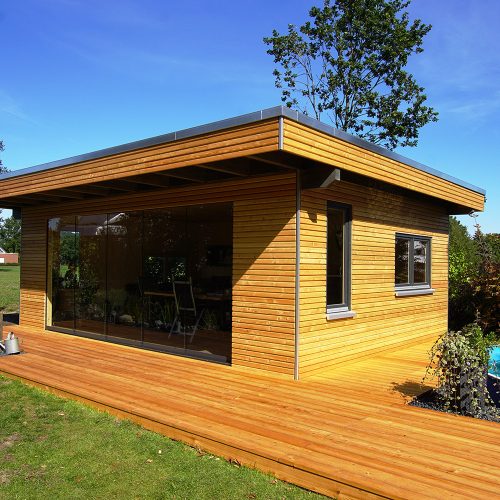 Gartenhaus aus Lärchenholz in Wiedenbrück