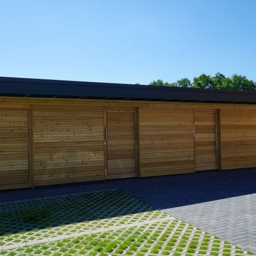 Abstell- und Gerätehaus aus Rhombusprofil in Bielefeld
